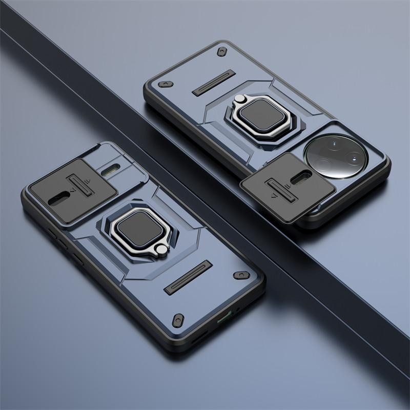 For Xiaomi Poco F7 Pro Case Slide Camera Len Cases Xiaomi Poco F7 Pro 5G Cover Shockproof Armor PC Cover For Xiaomi Poco F7 Pro