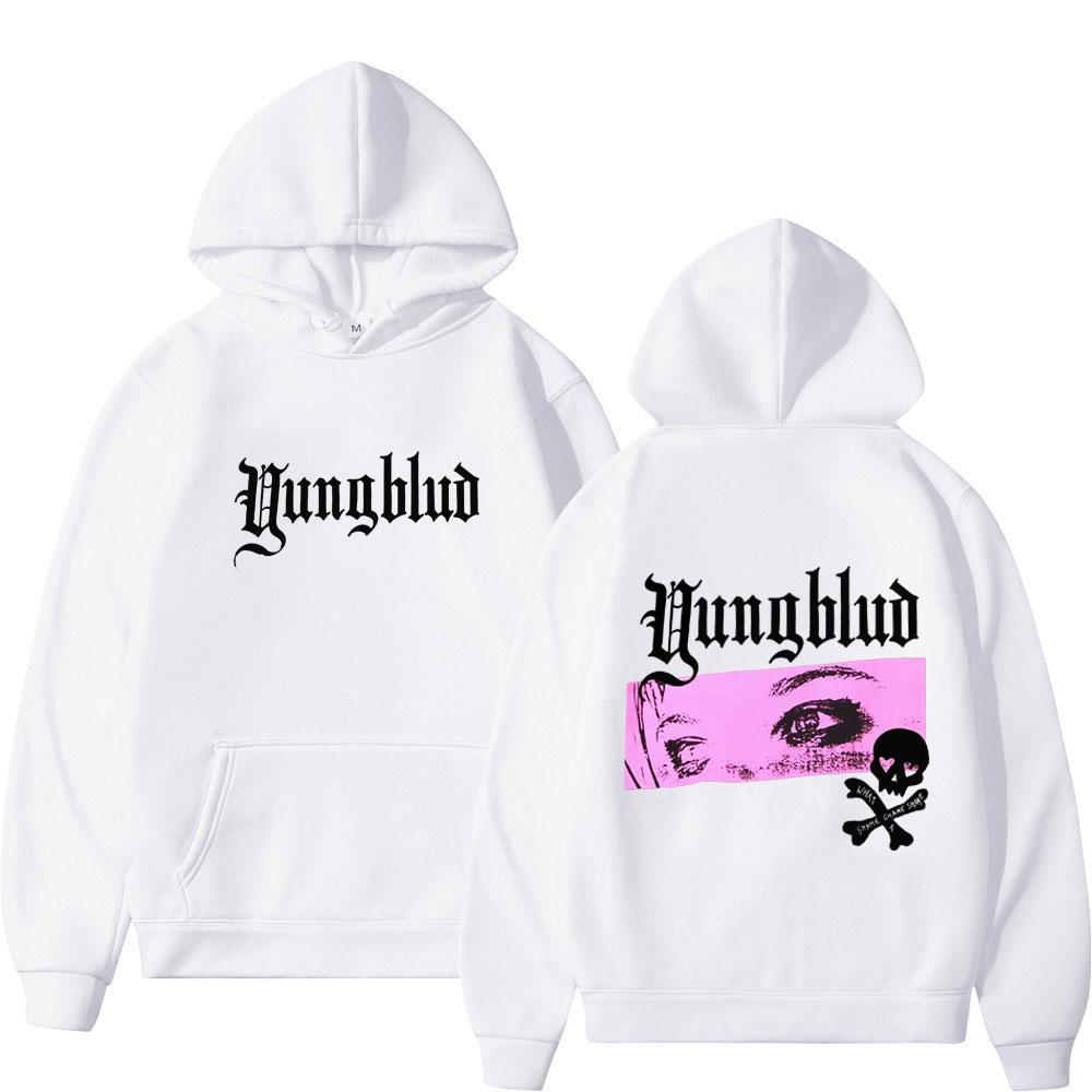 Yungblud Глаза Модные Графические Худи Унисекс Эстетичный Трендовый Пуловер Длинный Рукав Свободный Повседневный Оверсайз Флисовый Спортивный Костюм