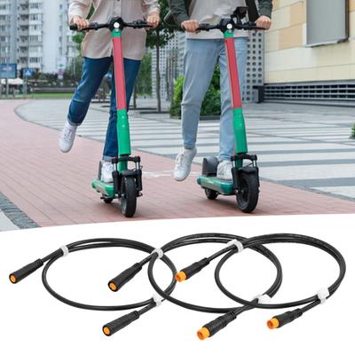 Cable de Extensión Ebike 3 Pines Impermeable Motor de Bicicleta Eléctrica Conversión Acelerador de Pulgar Macho Hembra