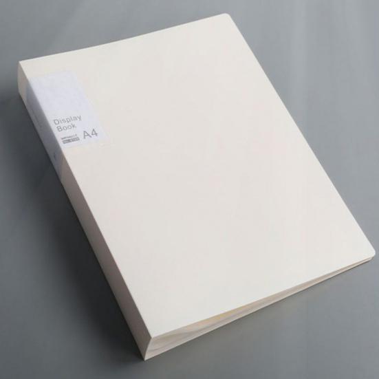 File Folder Double-sided High-Transparency Large Capacity Inner Pockets Multifunctional Sheet Protector with Plastic Sleeves A4 Paper Binder Portfolio