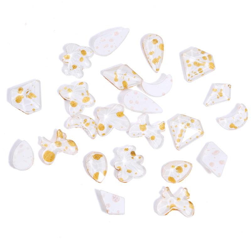 Nail Art Special-Shaped Flat-Bottomed Diamond Spotted Flat-Bottomed Rhinestone, Mixed Diy Nail Jewelry Accessories