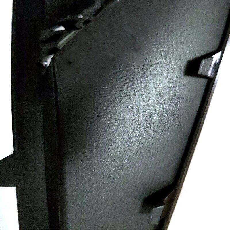1Pair New Front Black Fog Light Cover Chrome Trim Bumper For JAC J7 2020-2022