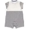 Baby Castle Short Sleeve Size Striped Bear Made In Japan Romper, 70, Design,
