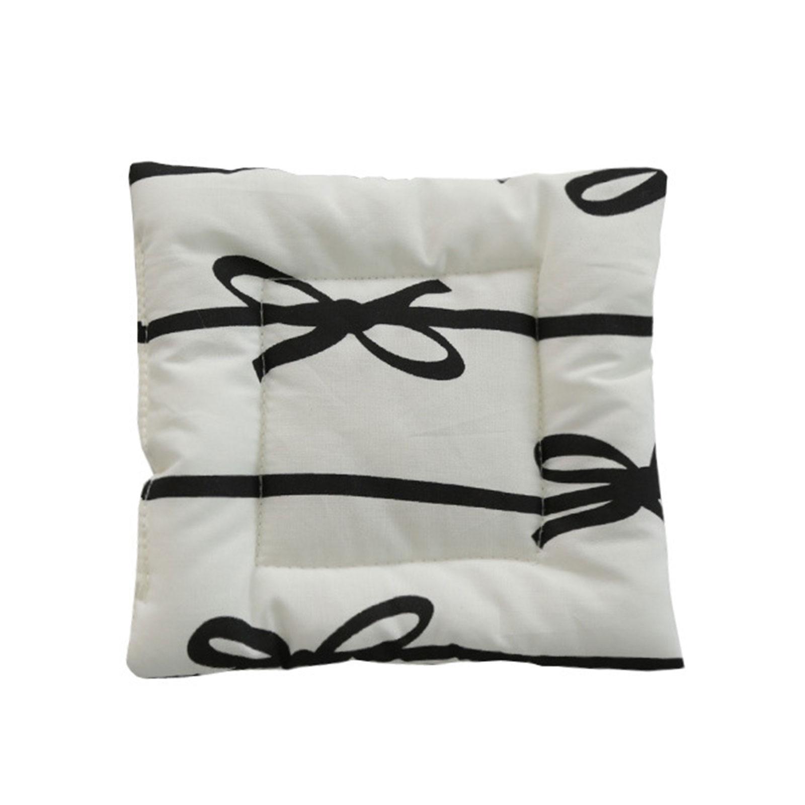 

Stylish Bowknot Quilted Tea Cup Mat Sweet Style Bowknot Patterned Cup Mats Drink Placemat for Women s Kitchen Decors чёрный