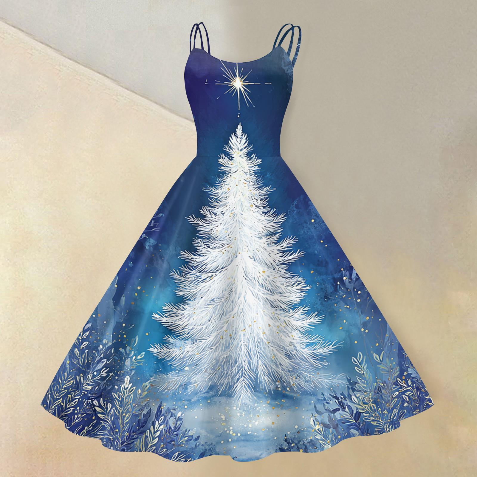 

Женское сексуальное платье с рождественским принтом, открытыми плечами, в стиле панк-ретро XL