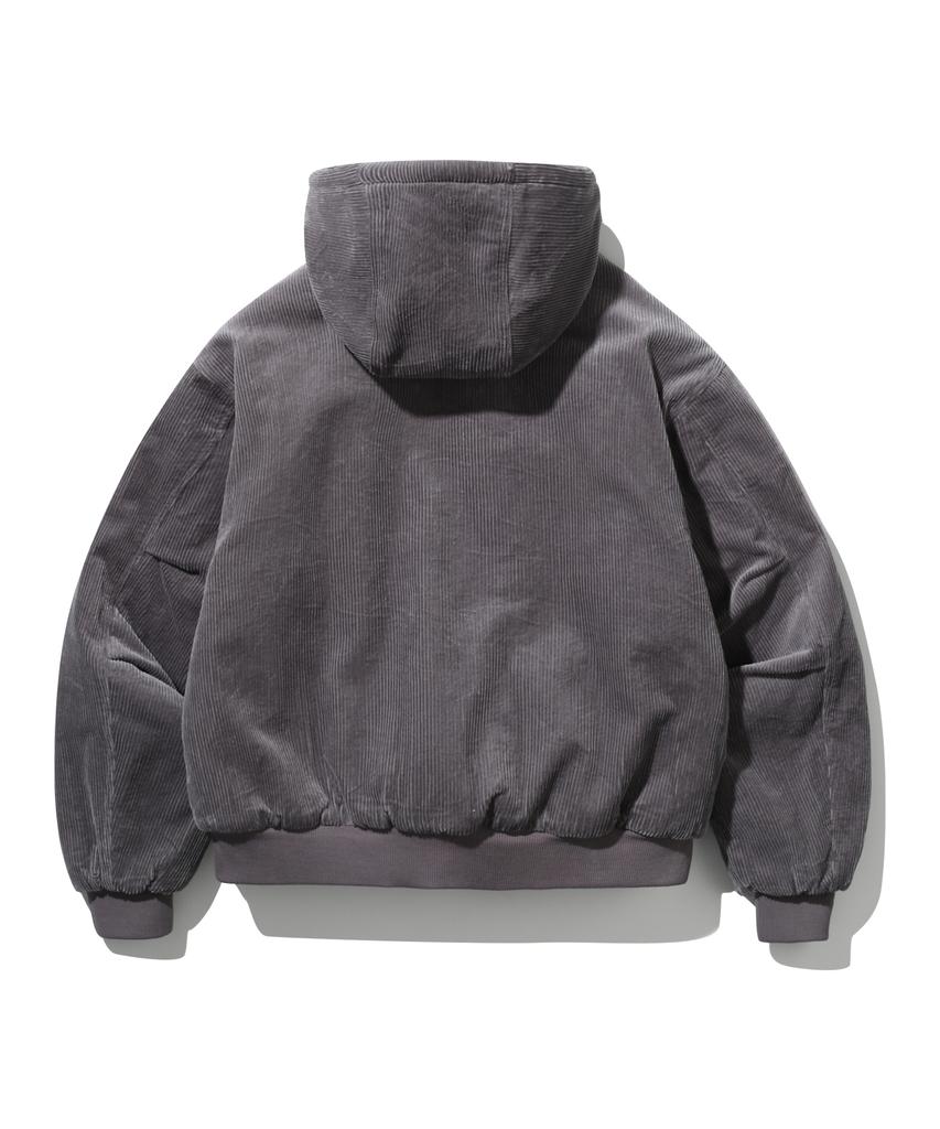 Urbanstoff Flight Corduroy Bomber (Charcoal)
