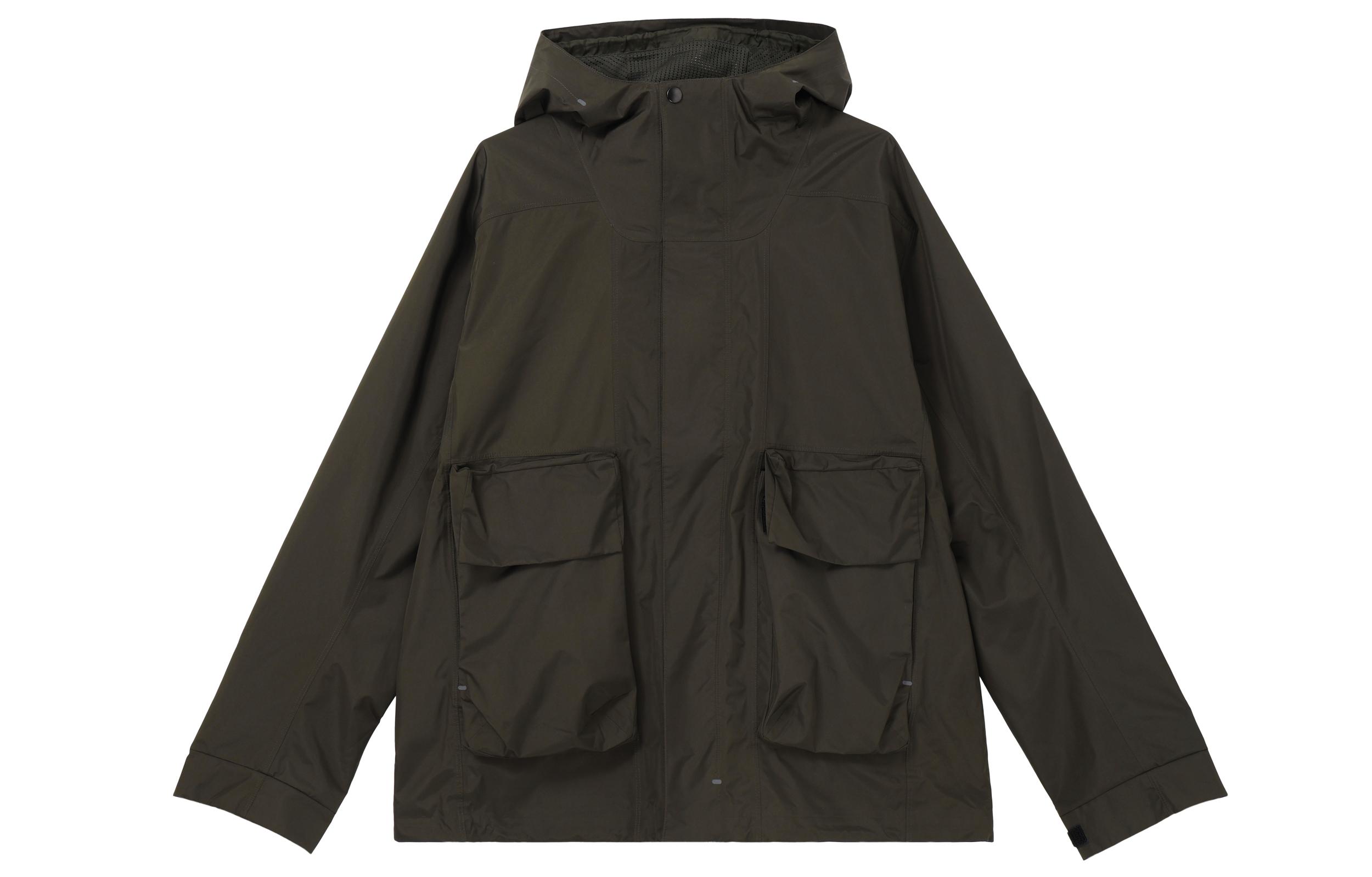 Nike Jackets Men s Olive Green Hooded Moderate Other DQ4273-355 S