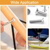 420PCS (M2-M2.5) Stainless Steel Flat Bottomed Hexagonal Bolt and Nut Kit