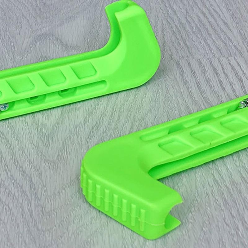 Eiskunstlaufschlittschuhschoner mit regulierbarer Spannung Eiskunstlaufschlittschuhkufenschutz Hockeyschlittschuhkufenschutz Leichtgewichtiger Kufenschutz