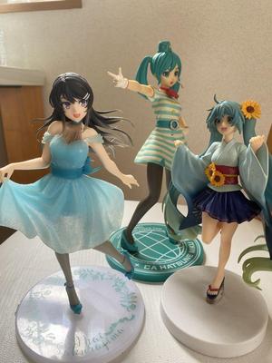[UŻYWANY] Zestaw 3 figurek Hatsune Miku