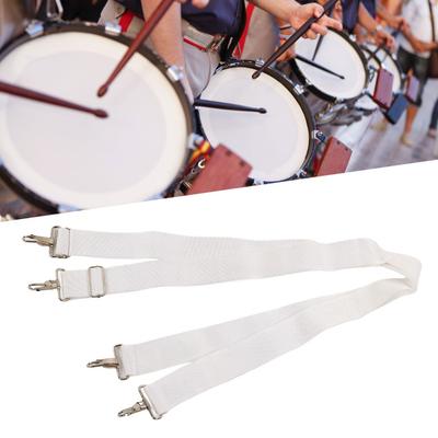 Adjustable Length Double Shoulder Strap Cross Sling Marching Bass Drum Strap For Marching Bands