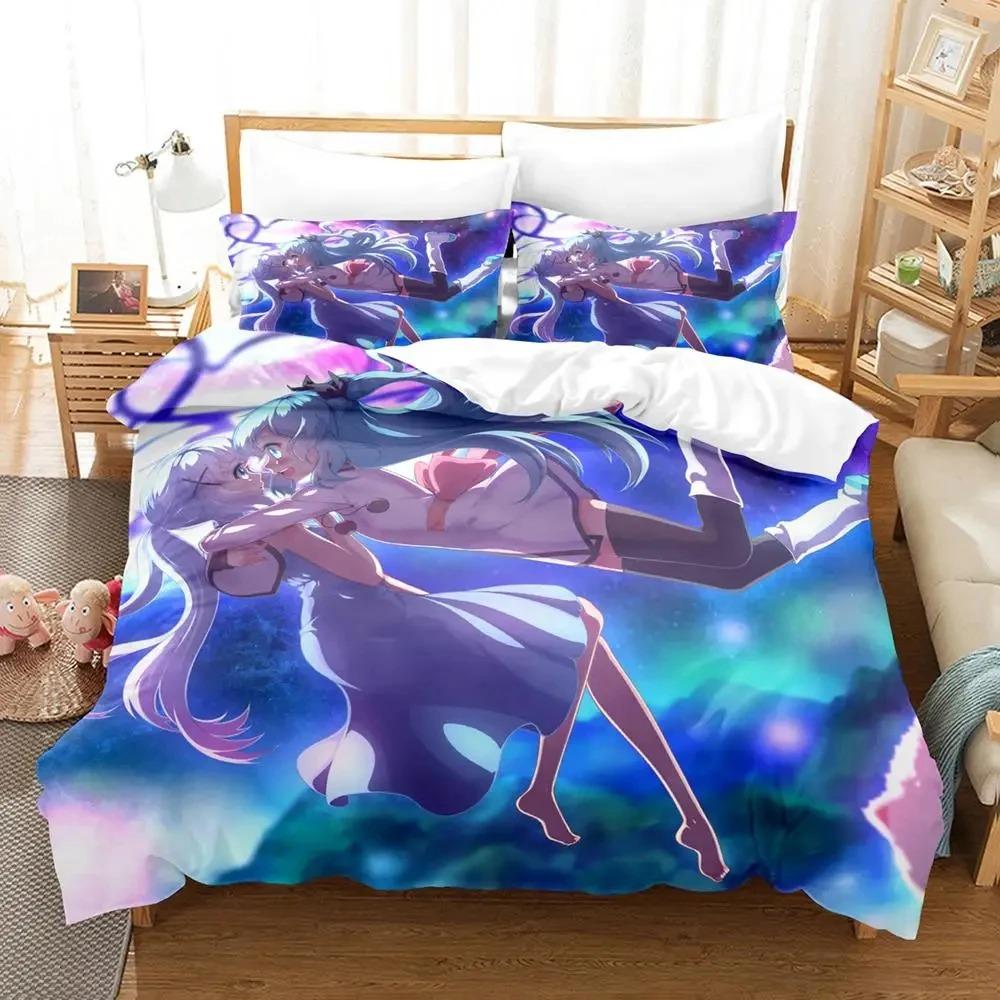 Anime Celestial Method Sora No Metho Comfortable Duvet Cover Pillowcase Bedding Set Children Bedroom Decoration Home Textile