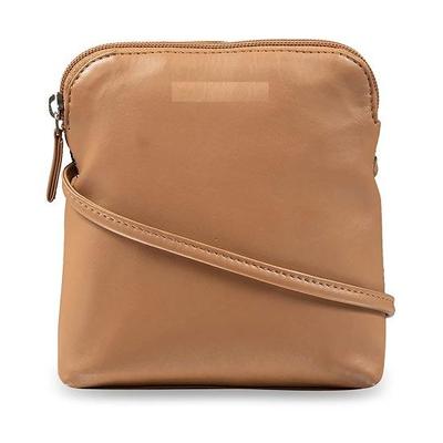 NOORA Leather Mini Crossbody Sling Bag for Girls and Women & Zip Closure