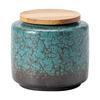 Retro Ceramic Green Tea Caddy High-grade Portable Candy Nuts Coffee Beans Medicinal Herbs Storage Jar Jewelry Box Home Ornament