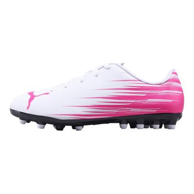 Attacanto Ii Jr Mg Leichte Bequeme Vielseitige Low-Top Kinder Fußballschuhe Kinder Sneaker Weiß Lebhaft-Pink 109011-05