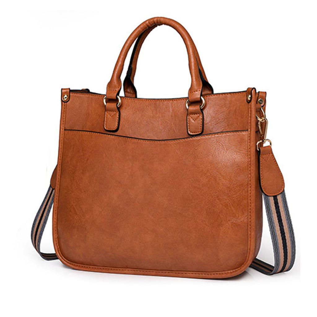 Large Capacity Crossbody Bag for Women Business Office Work Bag Handbag Casual Shoulder Bag PU Leather Messenger Bag