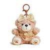 [Coyoohouse] Fluffy Stuffed Animal Keychain, Cute Bear Design, with Strap, Backpack/bag Accessory, Perfect Christmas/Children's Day Gift, Fashion Key
