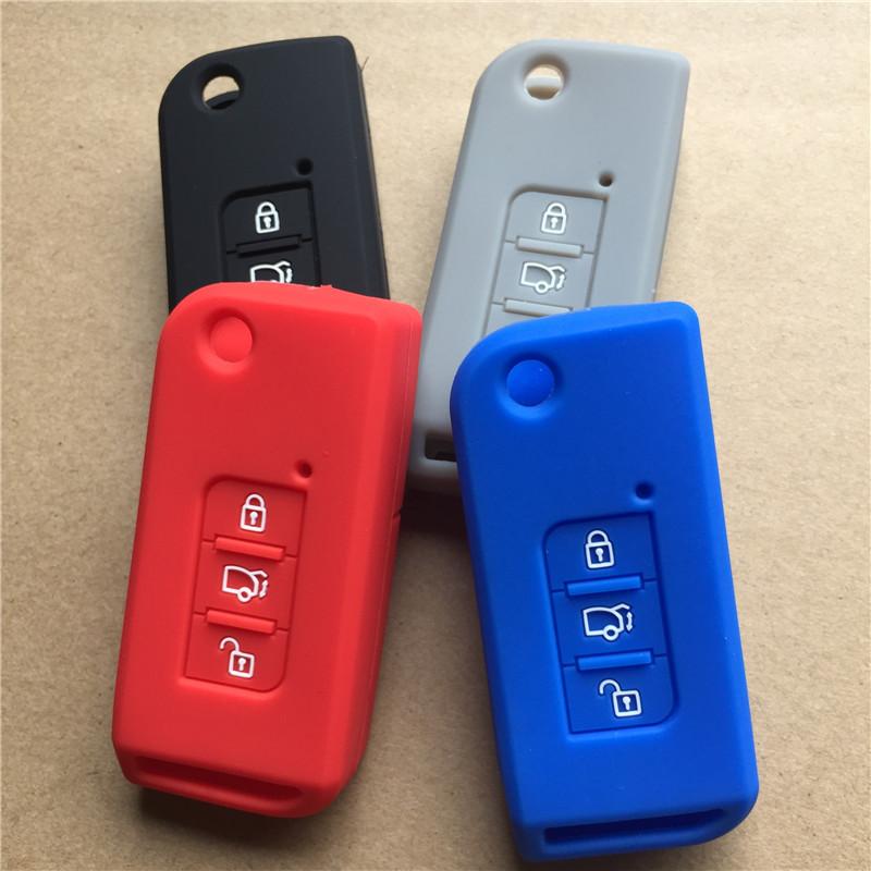 3 BUTTON Silicone key Case Cover for MAHINDRA key case cover
