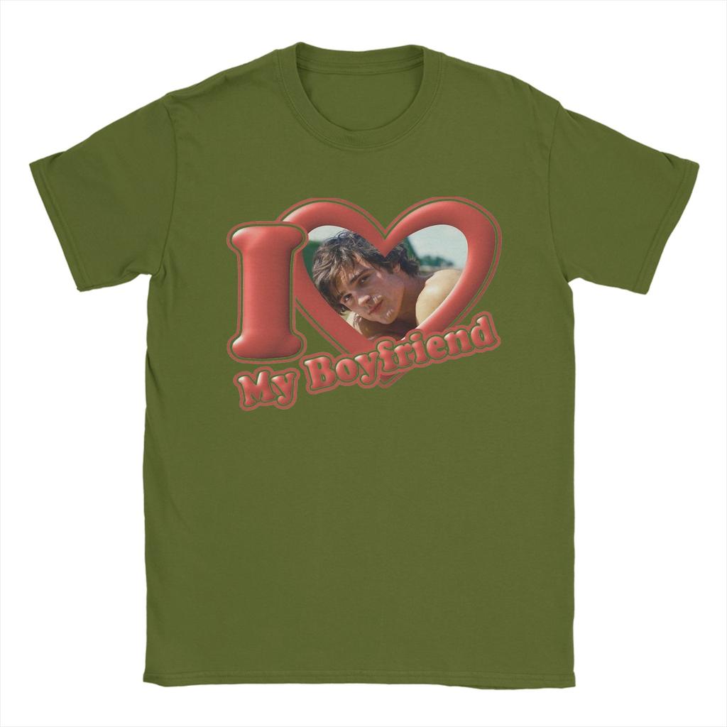 Saltburn Jacob Elordi Unisex T Shirts I Love My Boyfriend Felix Vintage Tee Shirt Short Sleeve O Neck TShirt Cotton Gift Idea Tops