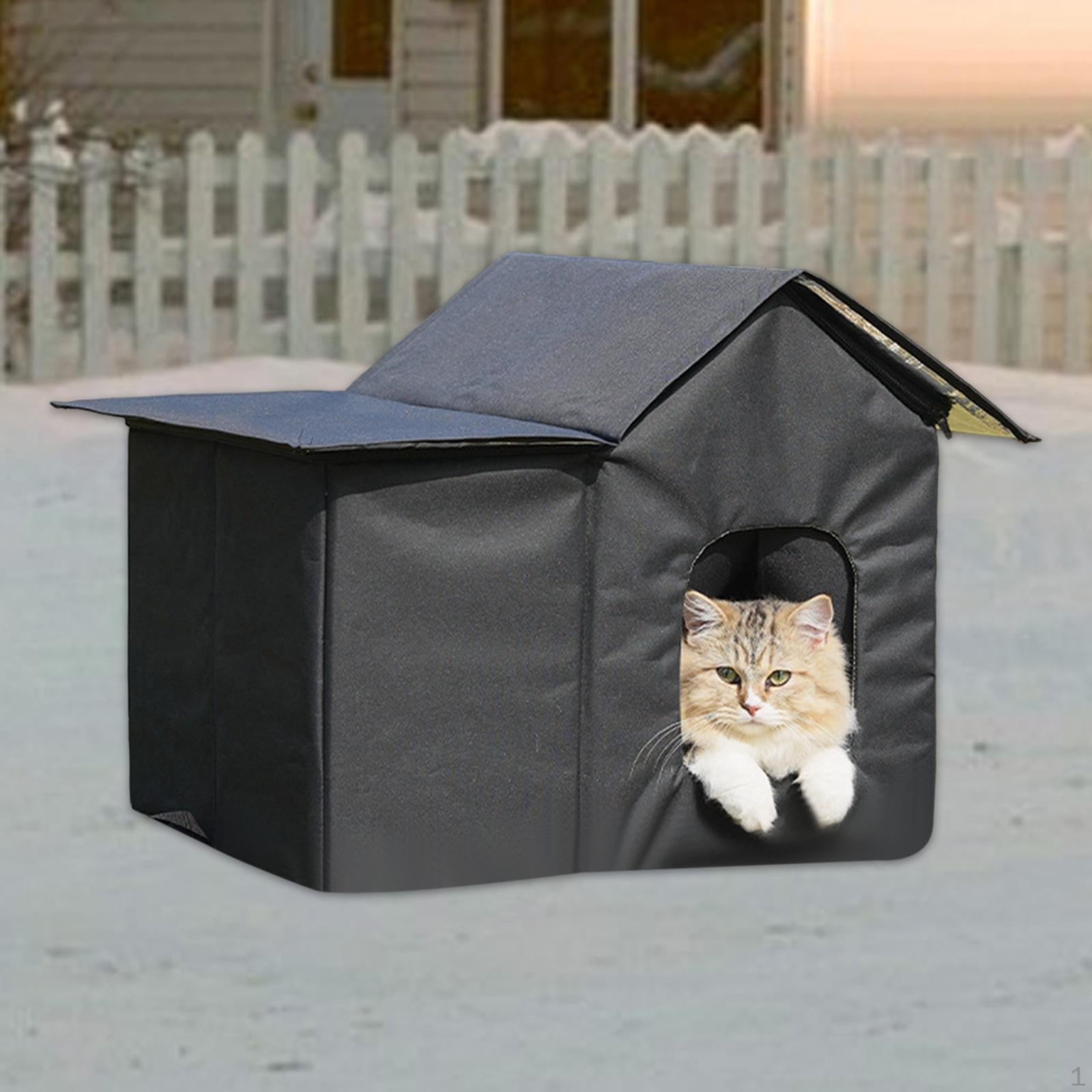 

Outdoor Stray Cat House Oxford Cloth Thickened Waterproof Premium Pet Supplies Feral Shelter