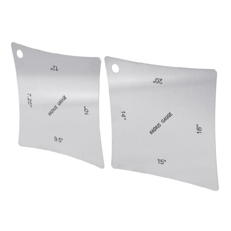 High Precisions Guitar Neck Radius Gauge with Smooth Designs Prevents Scratches Suitable for Setups and Maintenance