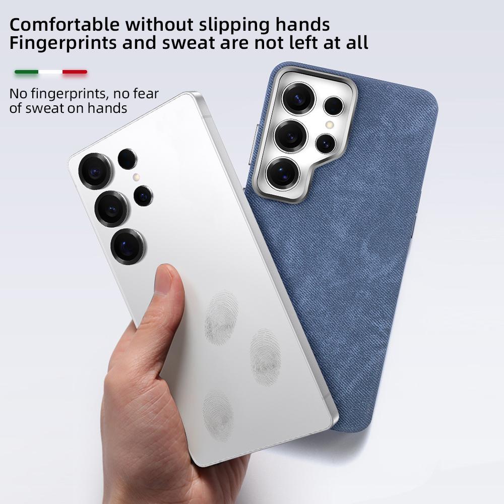 Vietao Microfiber Cell Phone Case S24U S25U Phone Cover For Samsung S26 Ultra With Magnetic Wireless Charging, Metal Camera Lens