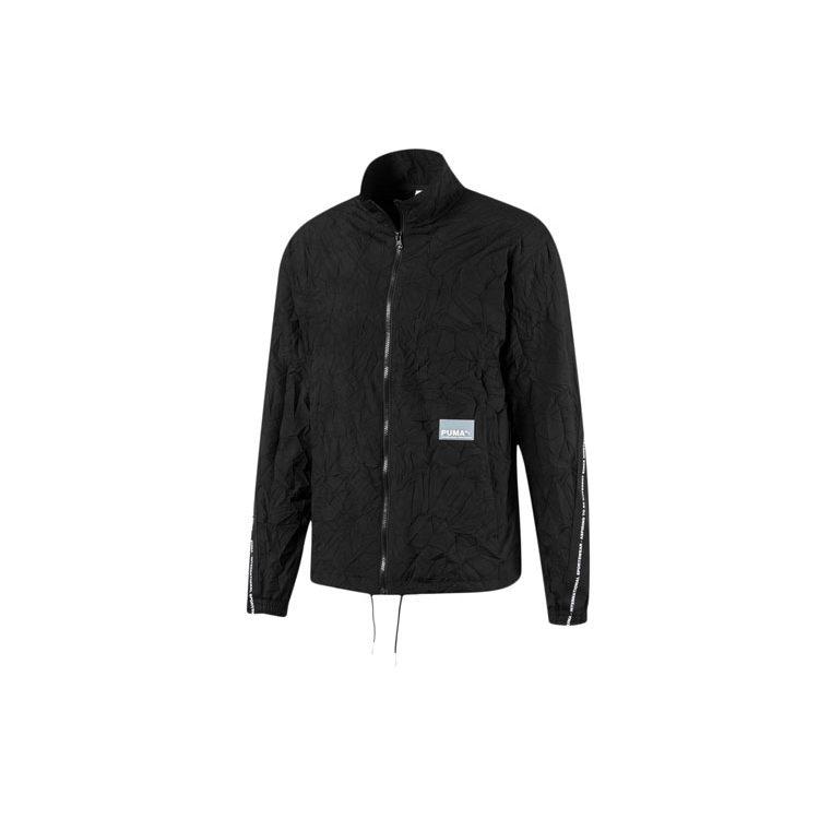 PUMA Jackets Men's Black Stand Collar Moderate Other 597367-01