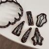 Cloud Hair Clip Leopard Print Barrette Fashion Hairpin  Hair Accessories