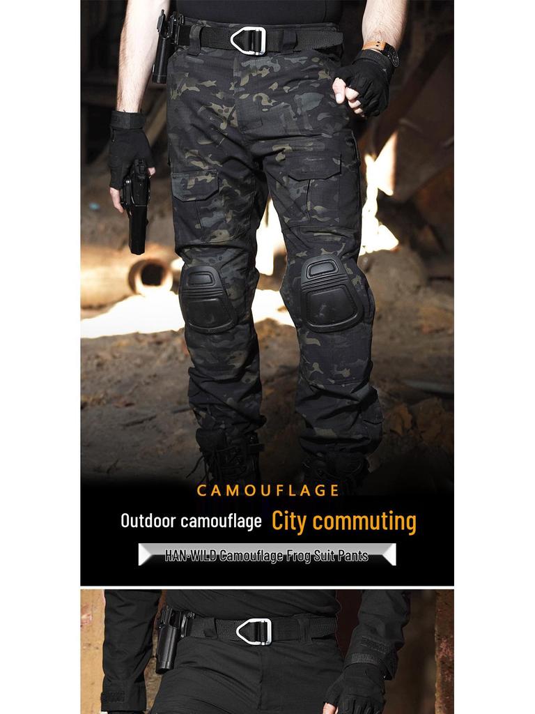Tactical G2 Windproof Camouflage Frog Suit Pants for Outdoor Use