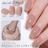 LULUGEL Gel Nail Color Gel Set Sheer White Beige Natural Office Nail Polish 15g - & - Look, Transparent, Type, (2-piece Set)