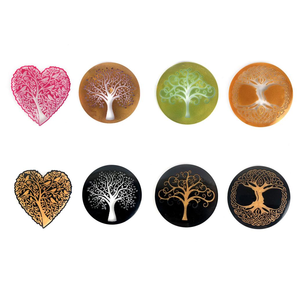 Placemat Tray Molds DIY Coaster Molds Silicone Tray Molds Epoxy Resin Casting Molds for DIY Casting Home Decoration