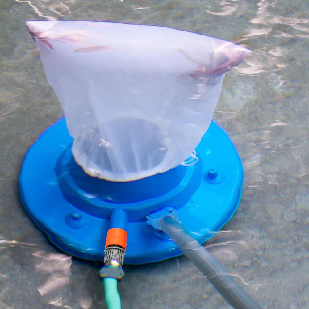 Professional Pool Vacuum Cleaning Suction Head with Mesh Bag Swimming Pool Set Cleaner Brush for Spring Outdoor Pool Accessories