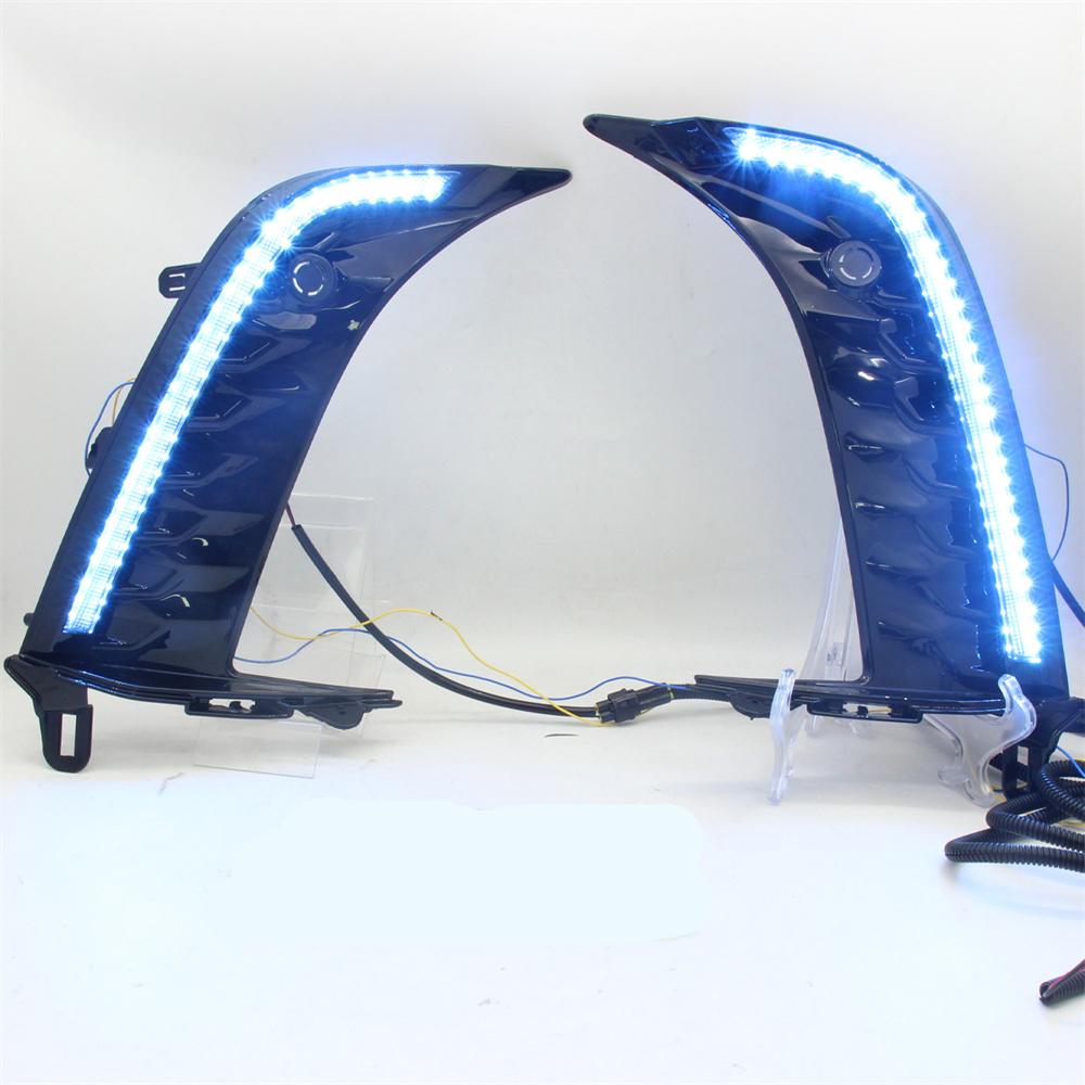 2x Daytime Running Light Fog Light with Turn Signal For Toyota Camry SE XSE 2025