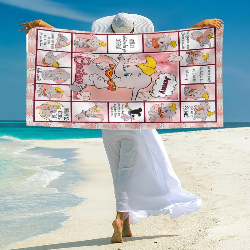 Personalized Diverse Dreams Soar High Beach Towel Microfiber Beach Towel Thin Absorbent for Beach Swimming Yoga Bath Sports. 0910100