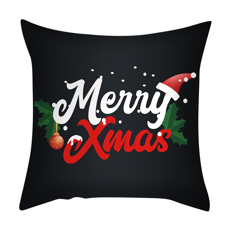 Pillowcase Christmas Cartoon Nordic Cross-border Special for Living Room Bedroom Cushion Pillow