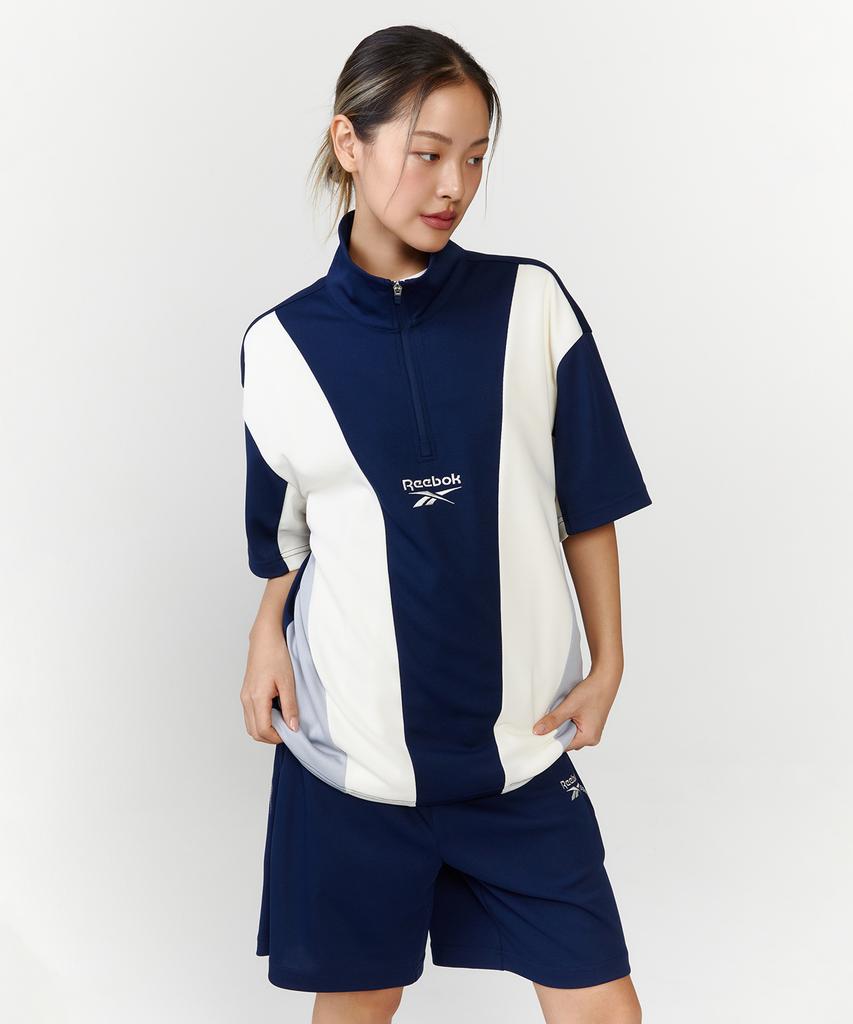 Reebok Vector Block Short Sleeve Anorak - Navy