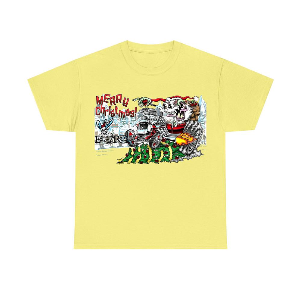 

Ed Roth Rat Fink Xmas Tshirt Size S to 5XL UR195 Unisex T-Shirt XXXL