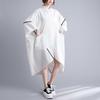 Women's Summer Pure Cotton Long Skirt Loose Shirt Dress