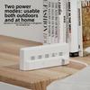 Mirror Display LED Mirror Clock Adjustable Brightness Large Number Digital Alarm Clock USB/Battery Powered Sound Control