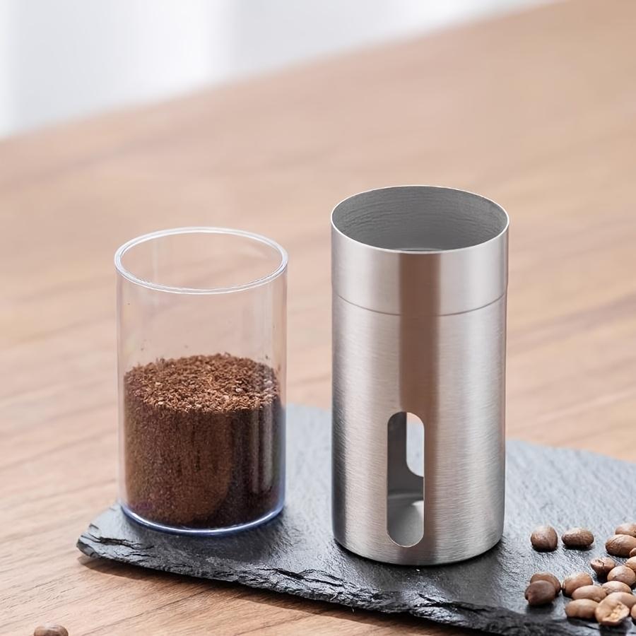 Moedor de café manual Moedor de grãos de café portátil de aço inoxidável Acessórios de café artesanais ajustáveis profissionais