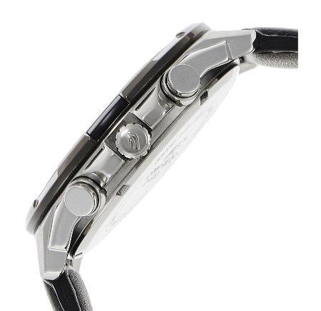 Casio Edifice Men's Watch EFR-539L-1A, 100m Water Resistant, Chronograph, Genuine Leather Strap [Parallel Import]