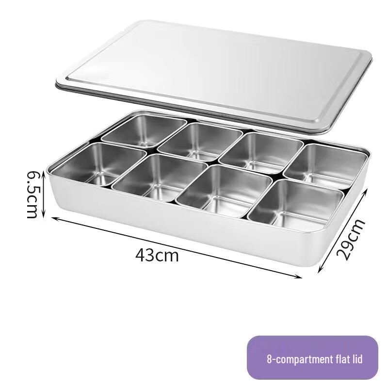 Molona krydderbokssett i rustfritt stål med lokk