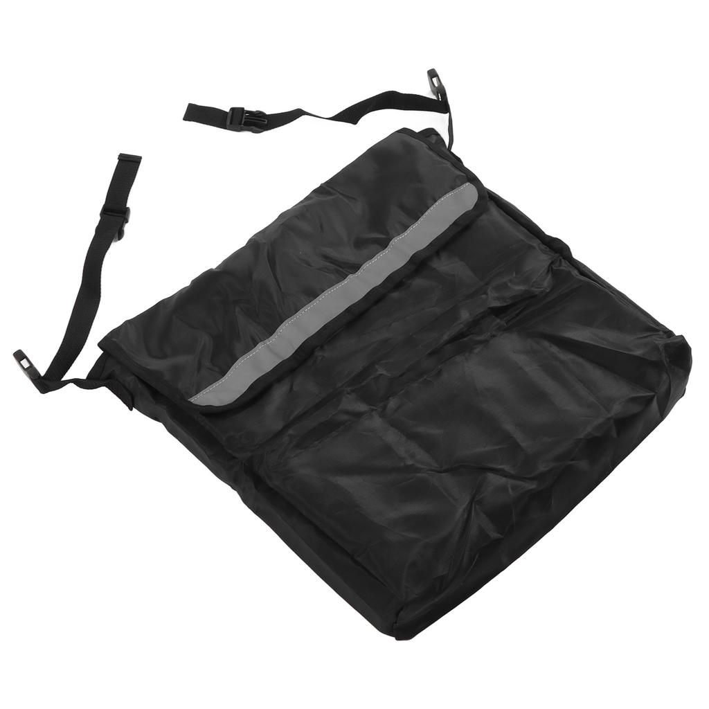 Wheelchair Backpack Bag Electric Wheel Chair Accessories Pouch for Back of Chair Black