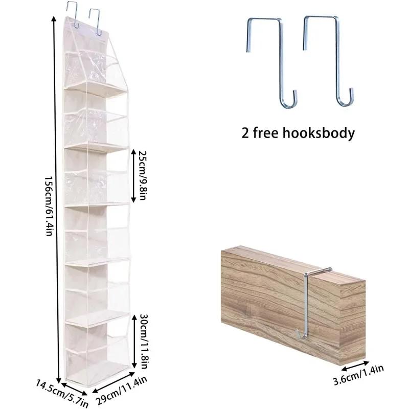 Wielofunkcyjna torba do zawieszania materiału do przechowywania za drzwiami Wielowarstwowa torba do przechowywania wisząca Różne organizery do przechowywania wiszące