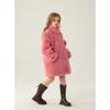 Winter Warm Girls Fashion Double-Breasted Cotton Lined Faux Fur Jackets School Kid Thick Coat Children Outfit Windbreaker