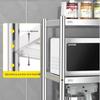 6-Tier Carbon Steel Kitchen Utility Rack