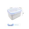 ZISIZ Refrigerator Food Storage Containers with Drainer
