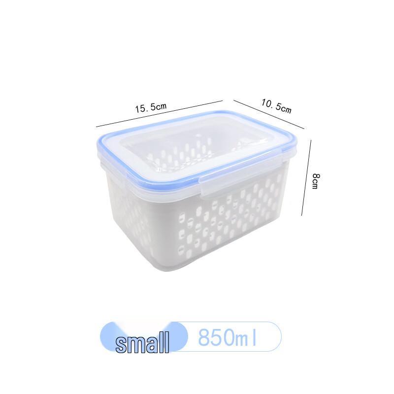 ZISIZ Refrigerator Food Storage Containers with Drainer