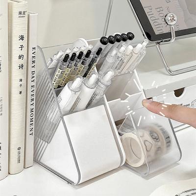 Creative Desktop Organizer Pen Holder Desk Storage Box Table Organizador School Office Stationery