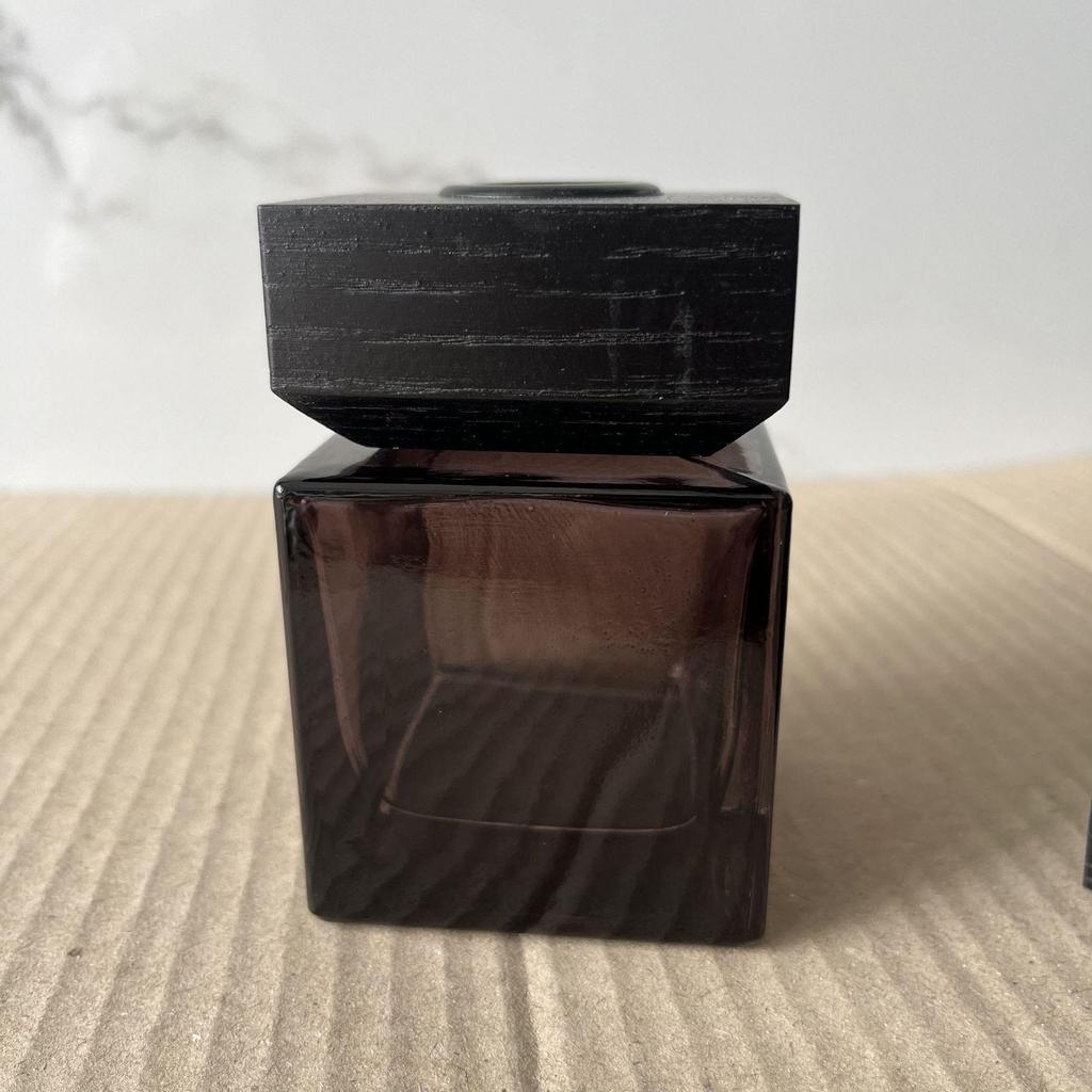50ml Frosted Square Aroma Diffuser Glass Bottle for Home or Car Decoration
